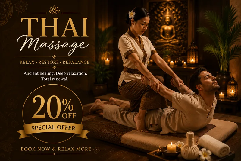 20% off Thai massage special offer at Thai Elysium Spa
